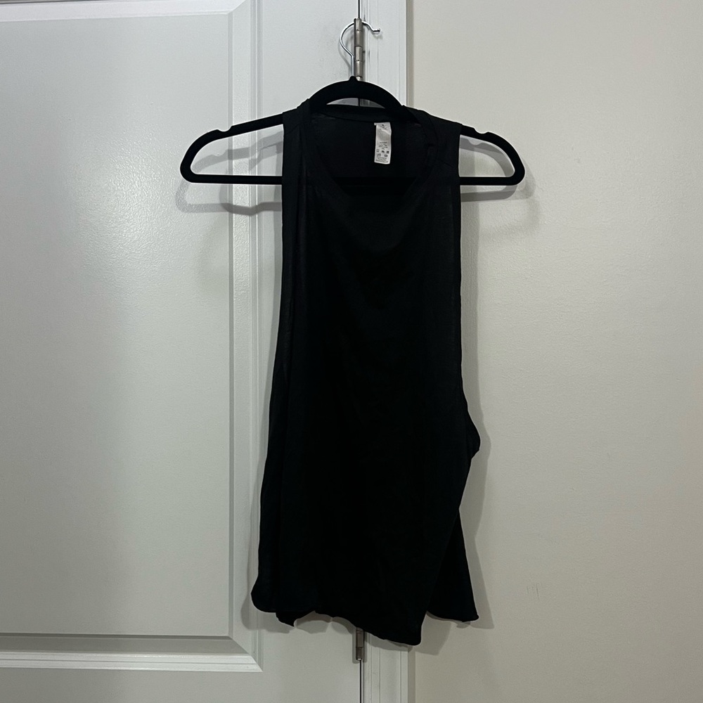 Icyzone Black Tank Top Size Medium